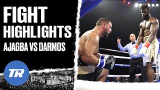 Heavyweight Efe Ajagba Returns With Knockout Victory Over Darmos  FIGHT HIGHLIGHTS [upl. by Kendal]