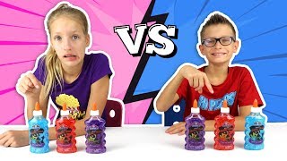 Twin Telepathy Slime Challenge [upl. by Ellerey]