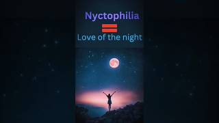 NyctophiliaEnglish Meaning Love of darkness or nightUrdu Meaning رات سے محبت یا تاریکی کی محبت [upl. by Lubeck54]