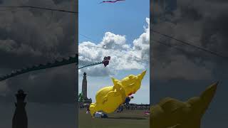 Portsmouth Kite festival kite kiteflying kites kitefestival hampshire southsea dragon fyp [upl. by Asiilanna501]