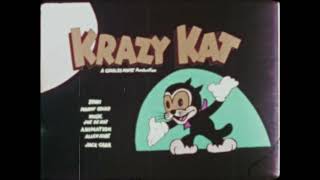 Krazy Kat 1970s Colorized Opening [upl. by Noirb]