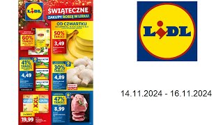 Gazetka Lidl PL  14112024  16112024  Od czwartku [upl. by Kuska53]