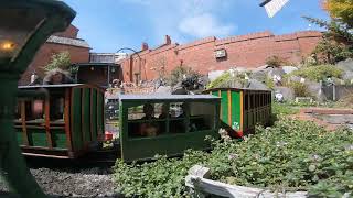 passenger services at tyler falls a 16mm garden railway [upl. by Mechelle240]