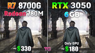 RTX 3050 6GB vs Ryzen 7 8700G Radeon 780M  Test in 8 Games [upl. by Fronia453]