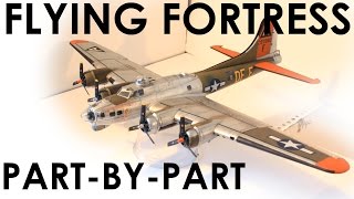 Revell B17G Flying Fortress PartbyPart Build  Model Aircraft [upl. by Oza]