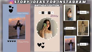 Story Ideas For Instagram Birthday  Instagram story ideas [upl. by Floyd692]