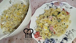 salade de pâtes 🥗🍝سلطة المقارون 😍 [upl. by Siravart]