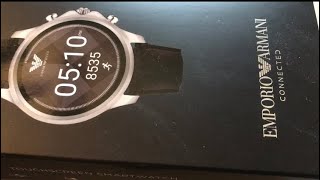 Quick review of the Emporio Armani Connected watch model DW4B [upl. by Torrin]