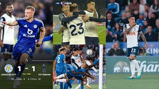 Leicester Vs Tottenham 1  1 match highlights [upl. by Lsiel]