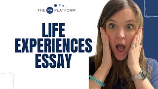 Life Experiences Essay in CASPA How to answer  Tips [upl. by Tower]