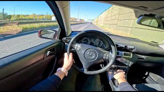 2006 Mercedes CClass W203 Coupe  18 143HP  POV Test Drive [upl. by Bashemeth]