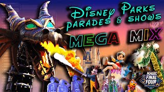 Disney Parades and Shows Mega Mix [upl. by Nylodnew]