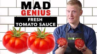 How to Make Fresh Tomato Sauce 3Ingredients  Food amp Wine [upl. by Cruce449]