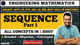 Pt1  Sequence  Convergent Sequence  Bounded Sequence  Limit  Differential Calculus [upl. by Cimah]