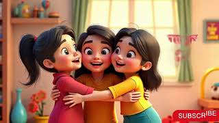 Dosti ka bandhan animation music poem song babycartoons story cartoon babyvideos poemact [upl. by Nosidam]