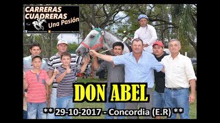 DON ABEL  Concordia ER  29102017 [upl. by Lincoln627]