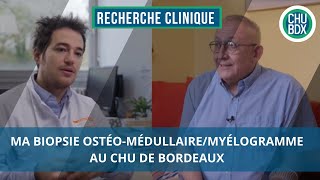 Ma Biopsie ostéomédullairemyélogramme au CHU de Bordeaux [upl. by Uchish]