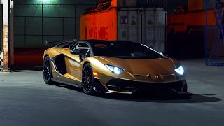 Flame Spitting Aventador SVJ in 4K [upl. by Noyek]