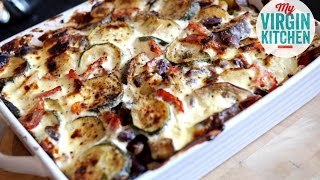 HOMEMADE VEGETARIAN MOUSSAKA RECIPE [upl. by Antonietta848]