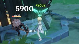 How Strong is Aquila Favonia Aquila Favonia Passive Skill Genshin Impact 5 weapon [upl. by Elyr]