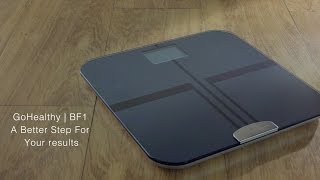 GoHealthy BF1 Bluetooth Smart Scale Fitness Analyzer Monitor Weight BMI [upl. by Einnig983]