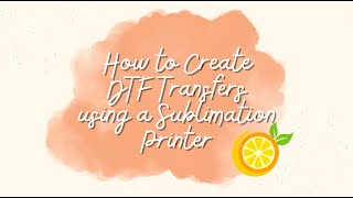 How to Create DTF Transfers using a Sublimation Printer under 3 Minutes [upl. by Zemaj]