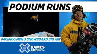 Pacifico Men’s Snowboard Big Air Top 3 Runs  X Games Aspen 2024 [upl. by Teews358]