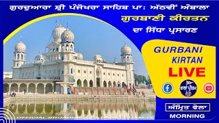 LIVE G Sri Panjokhra Sahib P 8Vi Ambala  Gurbani Kirtan  Bala Pritam  29 November 2024 Morning [upl. by Nam]