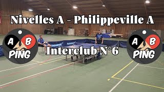 Nivelles A  Philippeville A Interclub N°6 [upl. by Eilyac]