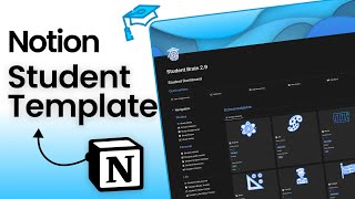 The Ultimate Notion Student Planner for 2024  Full tour 📖 [upl. by Aramat876]