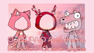 Cute AND Aesthetic Gacha Club Hoodie  Onsie Ideas [upl. by Dhaf]