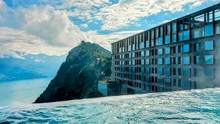 BURGENSTOCK RESORT Switzerland  Spectacular 5 Star Resort on Lake Lucerne 4K Full Tour [upl. by Mirabella]