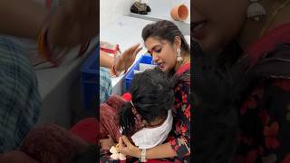 నా చిట్టితల్లికి గుండు చేయిద్దాం అని… shortvideos minicontent viralvideos shorts teluguvlogs [upl. by Anastassia663]