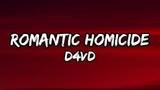 d4vd  Romantic Homicide Lyrics1 [upl. by Loughlin159]