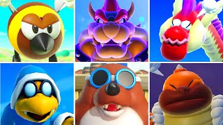 Super Mario Party Jamboree  ALL BOSSES [upl. by Bruis]