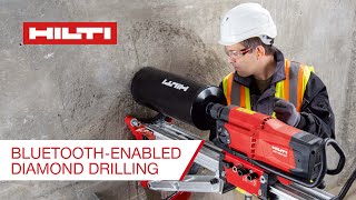 NEW Hilti BluetoothEnabled Diamond Drilling [upl. by Drofnelg]