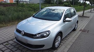 VW Golf VI 20 TDI Trendline 2009  Vorstellung und Tour Deutsch HD [upl. by Astra]