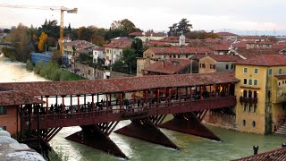 Bassano Del Grappa  Italy  Veneto  Virtual Walking Tour of a Secret Paradise [upl. by Aniv376]