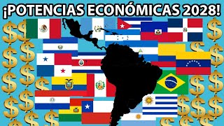 TOP 9 PAÍSES MÁS RICOS DE AMÉRICA LATINA 2028 [upl. by Leonardo]