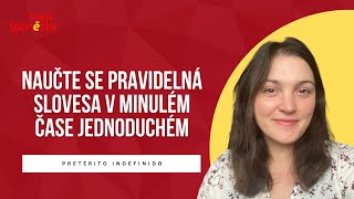 Minulý čas za pár minut Naučte se pravidelná slovesa ve španělštině správně [upl. by Ahseenak292]