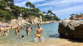 The Best Coves of Platja d’Aro Beach in Costa Brava Girona 🏖 Travel in Spain [upl. by Roscoe867]