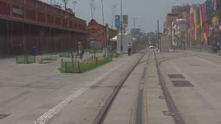 🇧🇷🚊 Timelapse VLT Carioca  Linha 1  Praia Formosa ➜ Santos Dumont GoPro na cabine 8x [upl. by Danyluk]