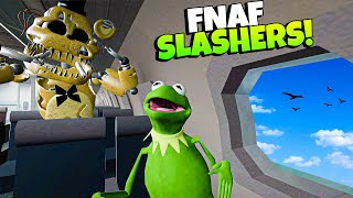 FNAF is on My Airplane in Garrys Mod Slashers [upl. by Atnim]