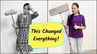 The Ultimate Mop You Always Needed  Best Mop In India  Home Cleaning Tips  Spin Mop VS Flat Mop [upl. by Oeram]