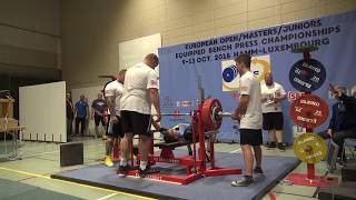 European Equipped Bench Press  Men Open 59kg  93kg [upl. by Kenway]