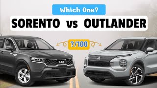 KIA Sorento vs Mitsubishi Outlander 2023  Which one [upl. by Lianna]