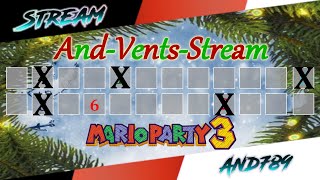 AndVentsLivestream Mario Party 3 mit Bexis Metal Mario Master und RPGary eine Party feiern [upl. by Alyakcm]