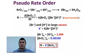 Chemical Kinetics  Pseudo Rate Order [upl. by Greenberg]