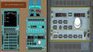 Radio Navigation Frequency Selection  A320 Family [upl. by Diella764]