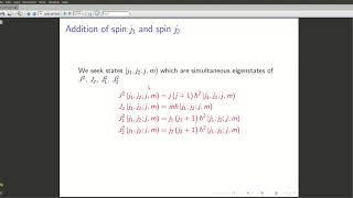 13 ClebschGordon coefficients  definition and properties [upl. by Macguiness]